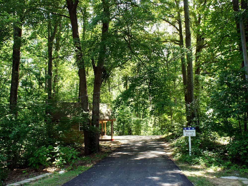 The path to the Nature Trail