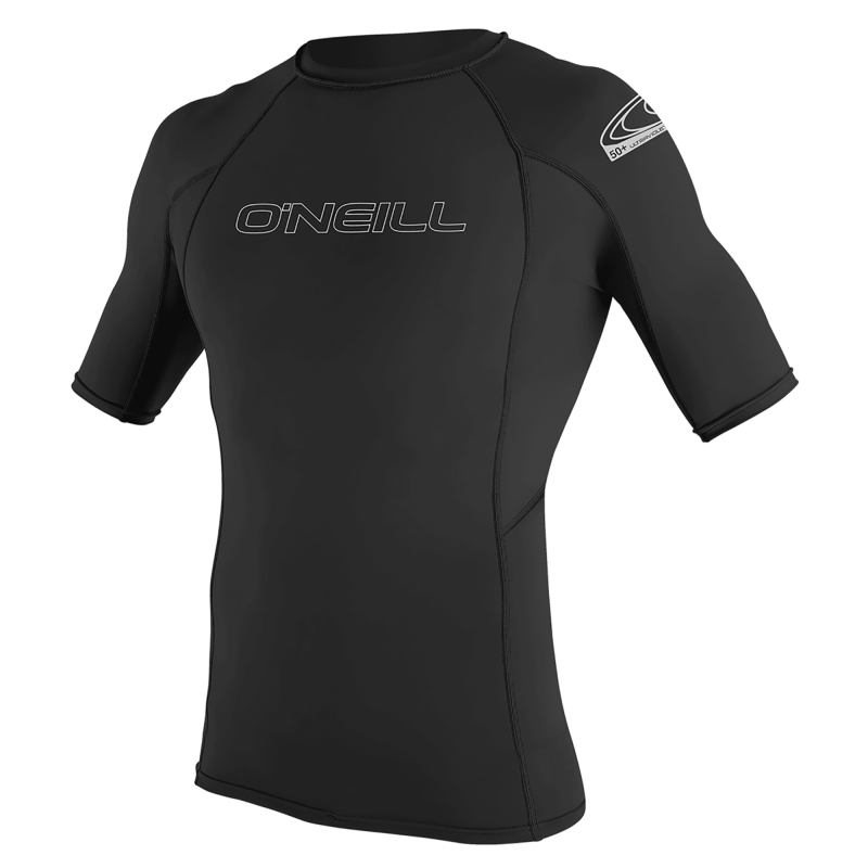 Basic Skins S/S Rash Guard logo - Lycras - Herren