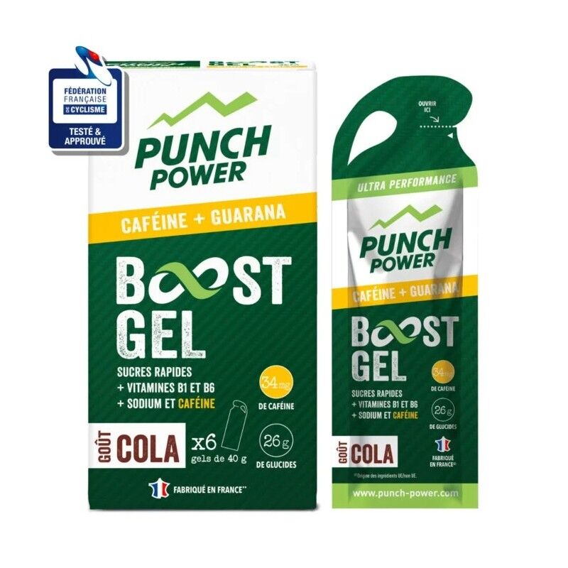 Pack 6 Gels Cafeine - Energiegel