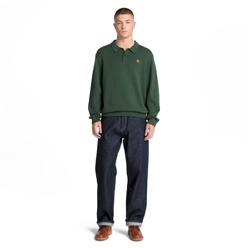Williams River Cotton Polo Sweater - Pullover homem