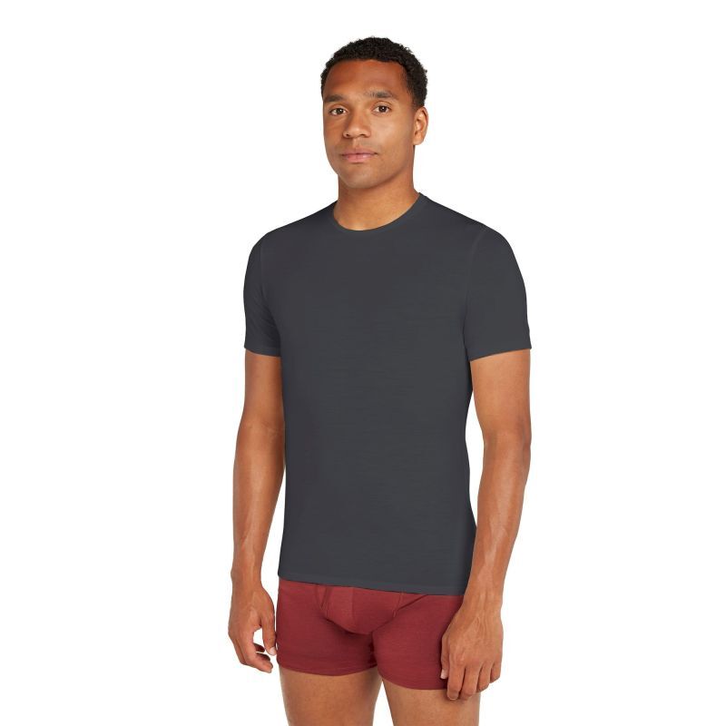 Anatomica Short Sleeve Crewe en Mérinos - Base layer - Men's