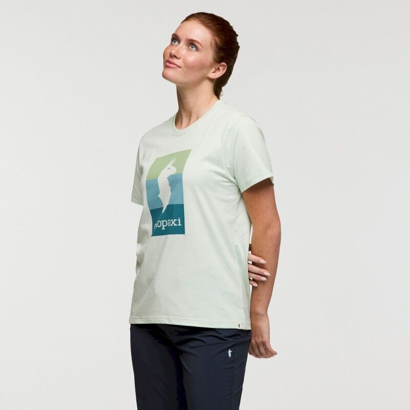 Llama Block T-Shirt - T-Shirt - Damen