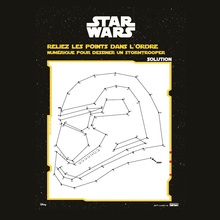 Jeu de points à relier STAR WARS - STORMTROOPER
