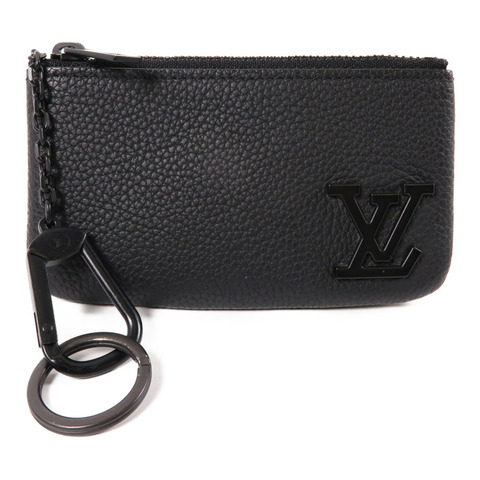 LOUIS VUITTON Aerogram皮革Pochette Cle鎖匙包/零錢包黑色