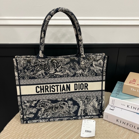 DIOR 老虎圖騰老花BOOK TOTE  MEDIUM尺寸