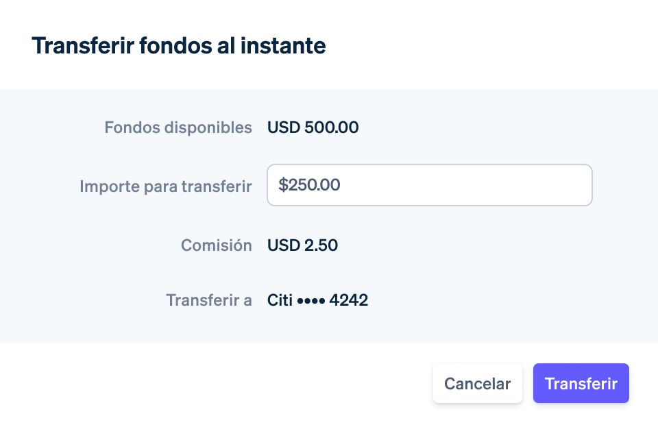 Financial connections payout.latin-latam