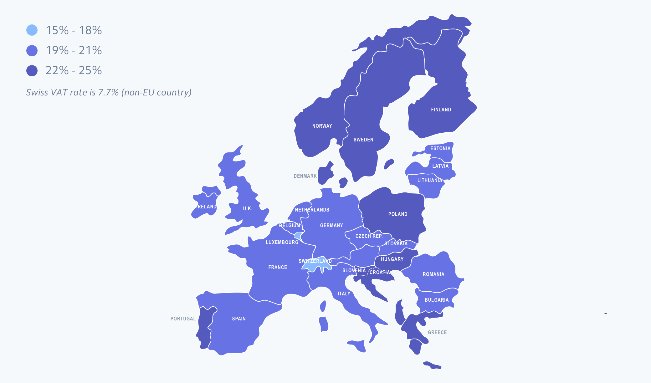 Europe map - GB