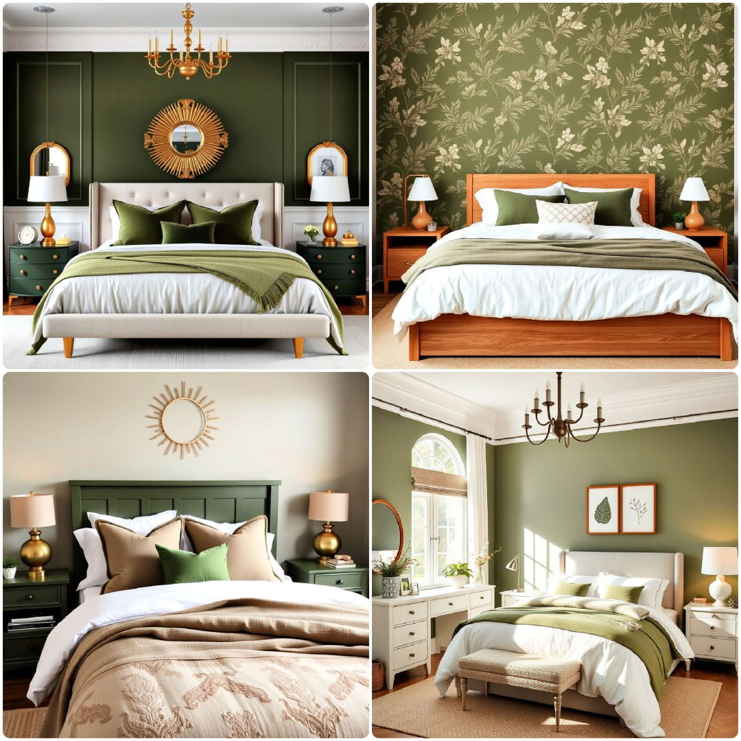 25 Olive Green Bedroom Ideas To Refresh Your Space