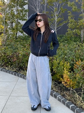「NIKE(ナイキ)のアイテム(スニーカー)」を使った、りなてぃさん(レディース・150cm)の春コーディネート