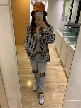 「NIKE(ナイキ)のアイテム(帽子)」を使った、BelaLaさん(レディース・153cm)の春コーディネート