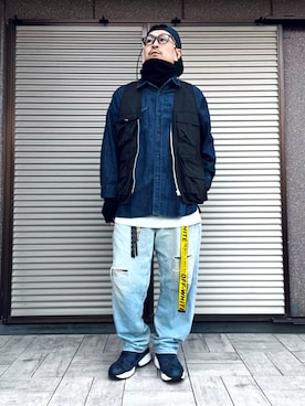 「NIKE(ナイキ)のアイテム(キャップ)」を使った、ムックさん(メンズ・174cm・40代)の春コーディネート