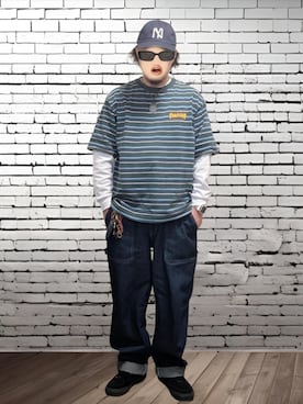 「VANS(バンズ)のアイテム(スニーカー)」を使った、BATSUさん(メンズ・171cm)の春コーディネート