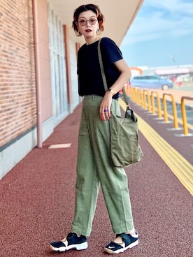 「NIKE(ナイキ)のアイテム」を使った、☺︎さいとを☺︎さん(レディース・174cm・30代)の夏コーディネート