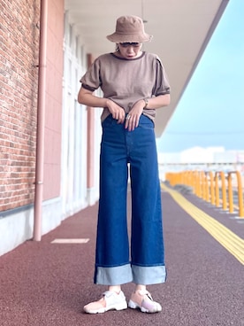 「NIKE(ナイキ)のアイテム」を使った、☺︎さいとを☺︎さん(レディース・174cm・30代)の春コーディネート