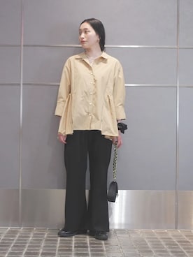 増田さん(レディース・157cm)の春コーディネート
