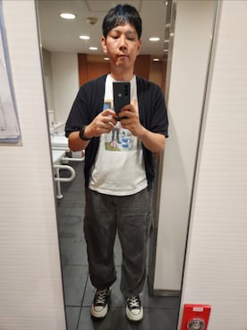 「URBAN RESEARCH DOORS(アーバンリサーチドアーズ)のアイテム(トップス)」を使った、akkunn_akkunnさん(メンズ・180cm)の春コーディネート