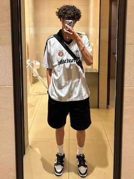 「NIKE(ナイキ)のアイテム(ソックス/靴下)」を使った、Harutoさん(メンズ・180cm)の夏コーディネート