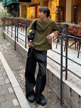 「NIKE(ナイキ)のアイテム(ソックス/靴下)」を使った、Harutoさん(メンズ・180cm)の夏コーディネート