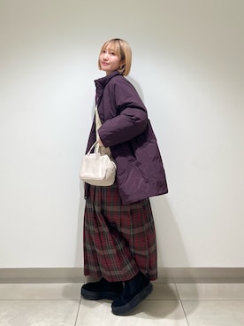 「PUMA(プーマ)のアイテム(ブーツ)」を使った、⭐︎おーごし☽°☆・°:** さん(レディース・160cm)の冬コーディネート