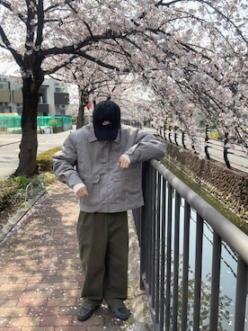 「NIKE(ナイキ)のアイテム(キャップ)」を使った、tmkさん(メンズ・163cm)の春コーディネート