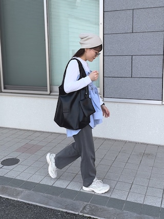 「Reebok(リーボック)のベルウェーブ / BELWAVE(スニーカー)」を使った、chicchimoさん(レディース・152cm)の春コーディネート