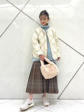 井上 裕美さん(レディース・158cm)の冬コーディネート