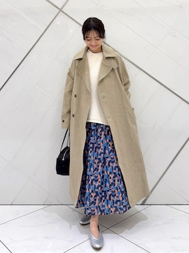 「URBAN RESEARCH DOORS(アーバンリサーチドアーズ)のアイテム(ボストンバッグ)」を使った、井上 裕美さん(レディース・158cm)の春コーディネート