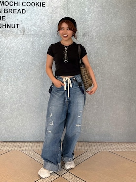 「NIKE(ナイキ)のアイテム」を使った、AIRIさん(レディース・146cm)の夏コーディネート