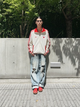 「adidas(アディダス)のアイテム」を使った、Takuya Kobayashiさん(メンズ・176cm)の夏コーディネート