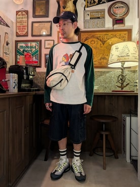 「NIKE(ナイキ)のアイテム(スニーカー)」を使った、髪切りおじさん。さん(メンズ・165cm・40代)の春コーディネート