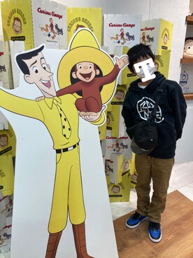 「NIKE(ナイキ)のアイテム(パーカー)」を使った、チクチクボーイさん(キッズ・147cm)の冬コーディネート