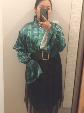 「PAMEO POSE(パメオポーズ)のアイテム」を使った、RURUMIさん(レディース・155cm)の春コーディネート