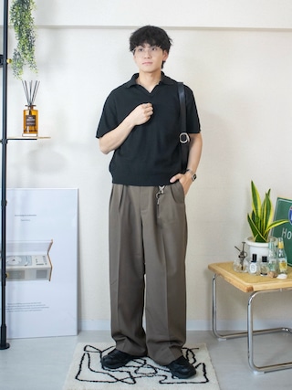 「Dickies(ディッキーズ)のDickies / ダルマカラビナキーホルダー / DS094ZM(キーホルダー)」を使った、ともきさん(メンズ・168cm)の春コーディネート
