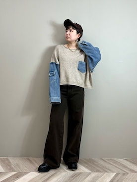 YAMASHITAさん(レディース・156cm)の秋コーディネート