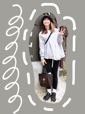 「NIKE(ナイキ)のアイテム(スタジャン)」を使った、YIJUさん(レディース・164cm)の春コーディネート