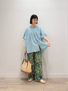 「URBAN RESEARCH DOORS(アーバンリサーチドアーズ)のアイテム(シャツ/ブラウス)」を使った、くどうさん(レディース・157cm)の春コーディネート