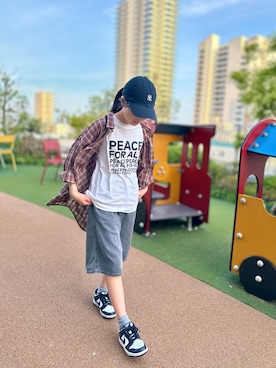 「NIKE(ナイキ)のアイテム(バッグ)」を使った、kanon31vさん(キッズ・145cm)の夏コーディネート