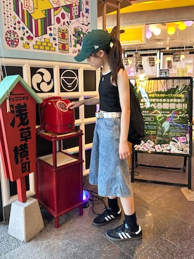 「NIKE(ナイキ)のアイテム(バッグ)」を使った、kanon31vさん(キッズ・145cm)の夏コーディネート