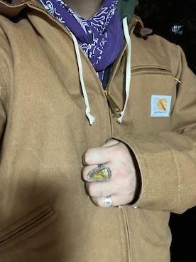 Koji Shoさんの「'90sMade in USA🇺🇸 オハイオ州マンスフィールド・ラーム・リージョナル空港✈️（Carhartt | カーハート）」を使ったコーディネート