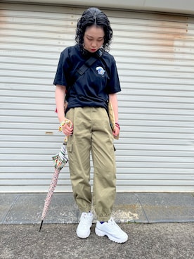 「NIKE(ナイキ)のアイテム(バッグ)」を使った、AIM_Rさん(レディース・165cm)の夏コーディネート