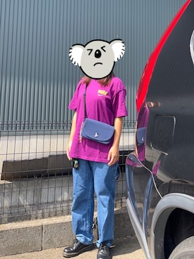 「NIKE(ナイキ)のアイテム(Tシャツ/カットソー)」を使った、ちぇこさん(レディース・160cm)の秋コーディネート