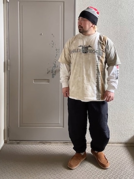 「NIKE(ナイキ)のアイテム(ニットキャップ/ビーニー)」を使った、ゆさん(メンズ・164cm)の秋コーディネート