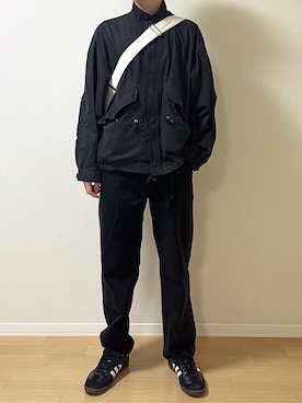 seiさんの「LAYERED 3WAY MILITARY BLOUSON(SHORT M-65)」を使ったコーディネート