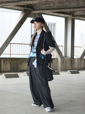 「NIKE(ナイキ)のアイテム(スニーカー)」を使った、MISUZUさん(レディース・150cm)の春コーディネート