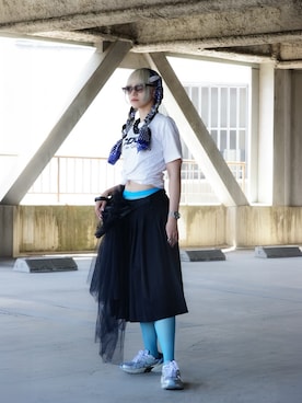 「NIKE(ナイキ)のアイテム(スニーカー)」を使った、MISUZUさん(レディース・150cm)の春コーディネート