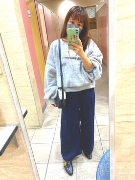 「NIKE(ナイキ)のアイテム(Tシャツ/カットソー)」を使った、🥝Kiwie🥝さん(レディース・149cm)の冬コーディネート