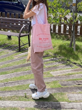 「NIKE(ナイキ)のアイテム(シューズ)」を使った、こ ま め * さん(レディース・150cm)の夏コーディネート