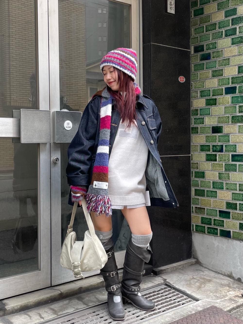 kasaki03さんの「バックル ミニハンドバッグ TINA：JOJUN（TINA：JOJUN）」を使ったコーディネートの1枚目の写真