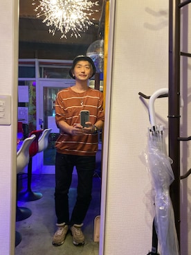 平野誠さんの（BLUE WORK | ブルーワーク）を使ったコーディネート