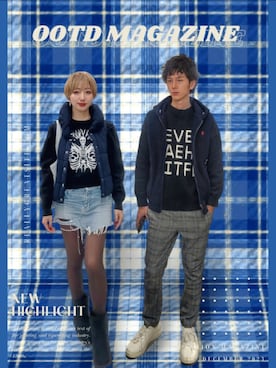 インスタ→bz178koshu46さんの（H&M | エイチ・アンド・エム）を使ったコーディネート